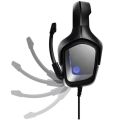 HP H220 Gaming Headset with Light Wired Stereo Noise Cancelling Gaming Headphone - Black. 