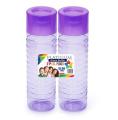 Pack of 6 Plastic Water Bottle 1000ml each for Refrigerator Fridge School College University Office Multipurpose Use Random Color. 
