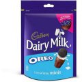 Cadbury DairyMilk OREO minis/bites/190g/pouch/lots of sharing/chocolates. 