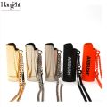 The lighter Case Men Necklace Hip-Hop Rock Street Culture Titanium Stainless Steel Gold Black Chain Necklace Fashion Man Jewelry. 