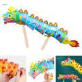 Animal Paper Cup Model Chinese Paper Dragon Decoration Handwork 3D DIY Paper Cups for Role Play. 