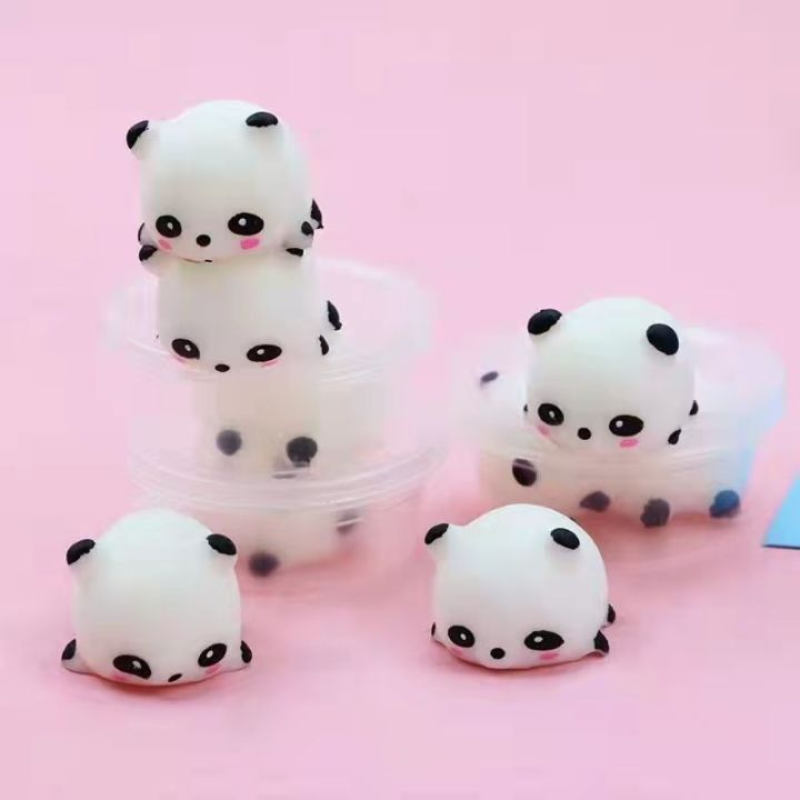 YueYangSport 1PCS Cute Mochi Squishy Kawaii Panda Slow Rising Squeeze Healing Fun Kids Kawaii Toy Stress Reliever Anti-stress for Adult Kids