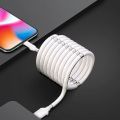 USB TO LIGHTNING CABLE MAGNETIC SELF WINDING HIGH QUALITY FAST CHARGING & DATA CABLE. 