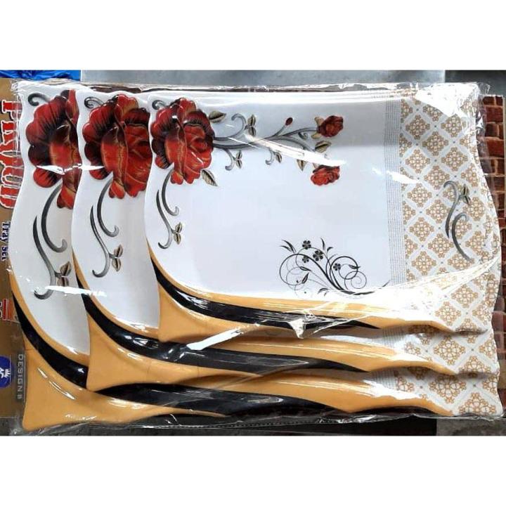 3 Piece - Heavy Duty Plastic Tray Set