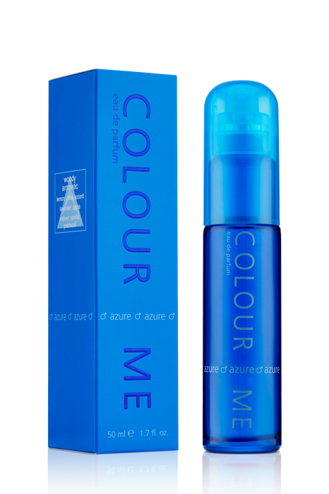 Colour Me UK Azure Perfume EDP 50ml For Men ENERGISING, FRESH AND POWERFUL