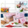 Multiple Fridge Fruit Vegetable  and Bread Basket  Storage Box, Organizer  With LID Locked. 
