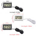 Mini LCD Digital Thermometer Hygrometer Humidity Temperature Moisture Sensor Meter Temperature Gauge Indoor Probe. 