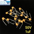 10 pcs 1uf 105PF Monolithic Multilayer ceramic capacitor 50V. 
