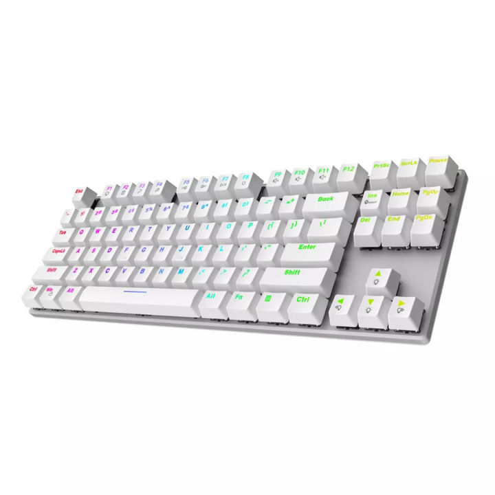 Game Stop 200 Mechanical Gaming Keyboard With Blue Switch LED Rainbow Backlit RGB Ergonomic Design Gaming Mouse Optical Adjustable Up to 6400 Dpi With 7 Programmable Buttons Combo For Windows & Mac_PC Gamers
