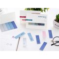 1 Book of 100 Sheets Color Note Stickers Notepads Index Label Stickers Office Stationery. 