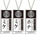Anime Kakegurui Compulsive Gambler Necklace Jabami Yumeko Id Card Pendant Necklaces Cosplay Jewelry. 