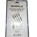 "Professional Wood Chisel Set with Smooth Cutting Action - Ideal for Precision Woodworking Projects & Smooth Woodworking Tool for Precision Carving and Crafting -  Comfortable grip handles for extended use without fatigue - Complete Set multiple Sizes". 