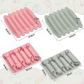 4 Pack Assorted Crayon Mold Cavities 3D Crayon Silicone Mold Triangle Crayon Mold Silicone Chocolate Making Mold. 