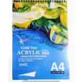 Acrylic Painting Pad A4 For Artists 18 sheets Canvas Textured Paper. 