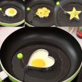 Fried Egg Cooking Mold Shaper 4 Pcs Stainless Steel Kitchen Pan cake Mould Ring. 