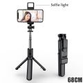 ARMICO Portable Bluetooth Selfie Stick Phone Holder Multifunctional 68CM Tripod With Selfie light. 