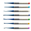 Premium Quality Dental Implant PDL Elevators Set of 7 Tooth Extraction Root Tip Elevators Luxation Tools.. 