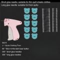 Quick Clothing Fixer, Sticky Quick Clothing Fixer Machine, Button Attacher Tool No Sew for Pants, Quilt Tacking Gun, Microstitch Gun for Clothes, Quick Stitch Sewing Gun for Clothes (1PCS). 