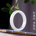 Outer Mongolia Bracelet White Jade Greenish White Jade Bracelet High Imitation Hetian Jade Qinghai Nephrite Special for Stall Gift Factory. 
