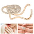 High Quality False Nail Nail Rings Reusable French Fake Nails Fingertip Nail Rings Removable Causal Manicure Nail Ring Girls. 
