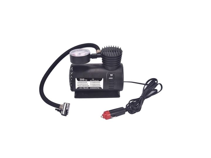 NEW Mini Air Compressor Car Auto Portable Pump DC 12V Black in Pakistan