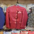 Red Banarsi Embroidered Sequence  Prince Coat, Off White Banarsi Coat, Blue Prince Coat, Black Sequence Embroidered d Coat. 