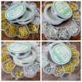 14 itmes with Box of Headpins/holepins/jump rings/locks/tops and wire Silver & Golden. 
