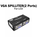 2 Ports VGA Splitter for Camera, PC, Monitor (2 Ways Video Splitter Cable Converter). 