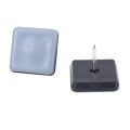 20Pcs Chair Glides Furniture Sliders PTFE Easy Moving Pads Square with Feet Protector for Hardwood Floor. 