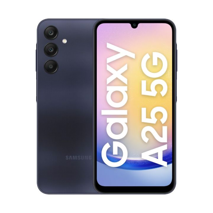 Samsung Galaxy A25 5G 8GB Ram, 256 GB Storage, 6.5 Super AMOLED 120Hz, Exynos 1280, 50MP Triple Camera, 5000mAh Battery.