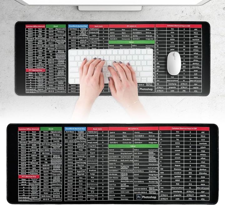 Anti%20Slip%20Keyboard%20Mouse%20Pad%20with%20Shortcut%20Key%20Patterns,%20Keyboard%20Shortcut%20Mouse%20Pad,%20Office/Excel/Word/PPT%20Shortcuts%20Cheat%20Sheet%20Mat,%20Large%20Gaming%20Mouse%20Pad%20Desk%20Mat%20-%20Image%207