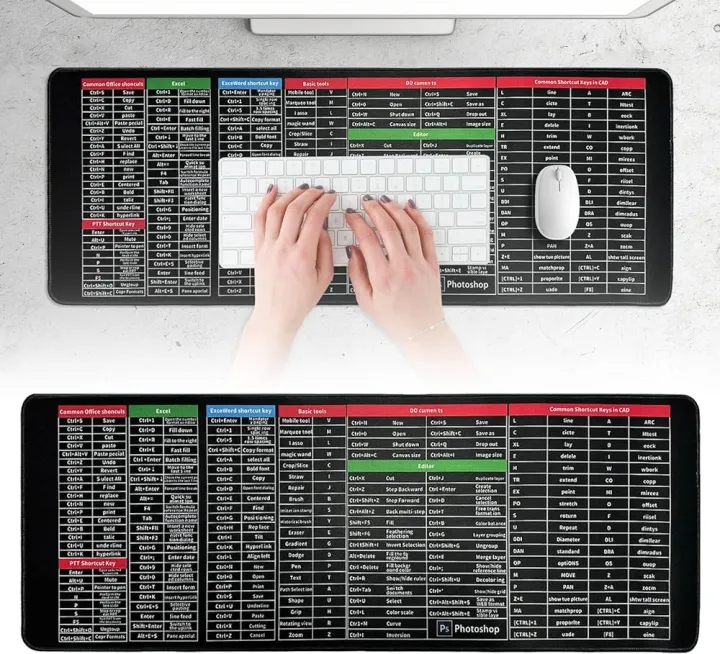 Anti%20Slip%20Keyboard%20Mouse%20Pad%20with%20Shortcut%20Key%20Patterns,%20Keyboard%20Shortcut%20Mouse%20Pad,%20Office/Excel/Word/PPT%20Shortcuts%20Cheat%20Sheet%20Mat,%20Large%20Gaming%20Mouse%20Pad%20Desk%20Mat%20-%20Image%207