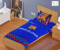 Foot Ball Clubs Double size Quilt covers-King size football bedding set-King size football duvet cover-Football fan bedding king size-Premium quilt cover football club print-Sports theme bedding king size-King size duvet cover football design. 