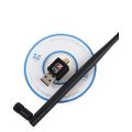 300Mbps USB 2.0 WiFi Wireless Network Adapter with Antenna | 802.11n/g/b High Speed LAN Card Dongle for Desktop & Laptop | Long Range Wi-Fi Receiver, Plug & Play, Stable Connection, Compact Design, Ideal for Windows PC & Gaming. 