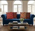 4 Pcs Set - Velvet Embroidery Cushion and Covers - Multicolor. 