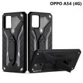 Oppo A54 4G Anti Shock Drop Resistance Airbag Back Cover Case Soft+PC With Camera Protection and Mobile Stand Holder. 