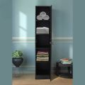 Wood Cupboard Wood Almirah 5 Shelves With Door Storage Cabinet, Cupboard Almari. 
