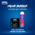 Durex Pack of 2 - Durex Performa 3s, cherry lube gel 50ml. 