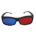 Red Blue 3D Glasses Black Frame For Dimensional Anaglyph TV Movie DVD Game. 