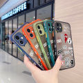 chenyyka For iPhone 7 Plus Case Fashion Tide Brand Cool Men Pattern Thin Side Square Edge New Design Shockproof Frosted Transparent Hard Phone Cases Silicone Casing Full Cover Camera Protection Softcase Boy. 