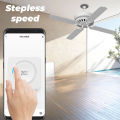 Tuya Wifi Mini DIY Smart Fan Speed Switch Ceiling Fan Controller Fan Switch Smart Life APP Control Remote Control Work with Alexa Google home. 