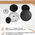 8 PCS Cooker Hat Set Oven Gas Hob Burner Crown Flame Cap Replacement Parts Kit Fits Most Gas Stove Burners Head. 