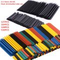 127/164/328/530Pcs Polyolefin Heat Shrink Tube Assorted Shrinking Tube Wire Cable Insulated Sleeving Tubing Set. 