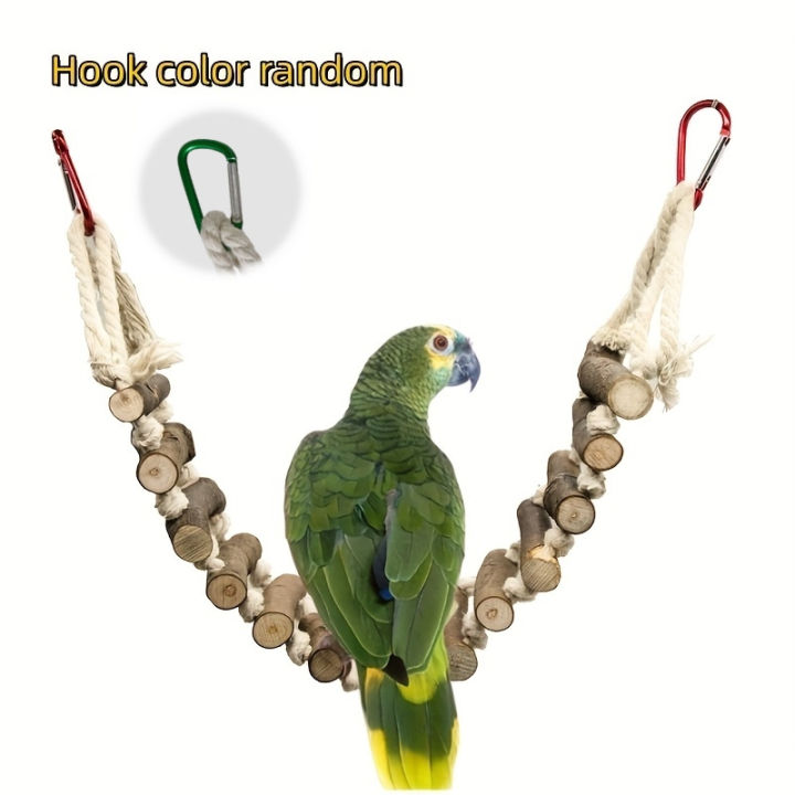 Picture of UK bird toys Rope Ladder Bird Toy, bird ladder rope, Naturals Rope ...