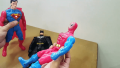 spiderman, superman and batman  with LED light Toy for kids ( 1 piece, set of two and set of three piece) are available. 