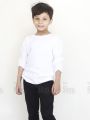 The Shop - Kids Clothes - Cotton White Full Sleeves T-Shirt For Boys And Girls Kids, 1 Years To 14 Years - Fs1-Wht. 