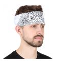 Techmanistan Ethnic Unisex Bandana Scarf Head Wrap Scarf For Boys - Paisley Printed Bandana For Boys, Bandana for Girls, Bandana for Men Head, Bandana for Boys, Bandana for Men Black. 