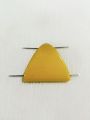 Acrylic 30mm Triangular Yellow Large Two Sided Wholes Marble Beads for DIY Crafts - Pack of 40gms - Ideal for DIY, Crafting, Jewelry Making, Jewelry, and Dress Accessories.. 