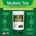 Herbal Hermit Mullein Leaf Tea (3 oz/85 grams) Herb for Respiratory Support, Mucous Membranes, Lung Cleanse Dried Leaves Blend, Cut and Sifted Made in USA. 