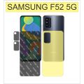 SAMSUNG F52 5G FRONT NANO 9H FLEXIBLE GLASS BACK JELLY CLEAR WITH 2 PCS CAMERA. 